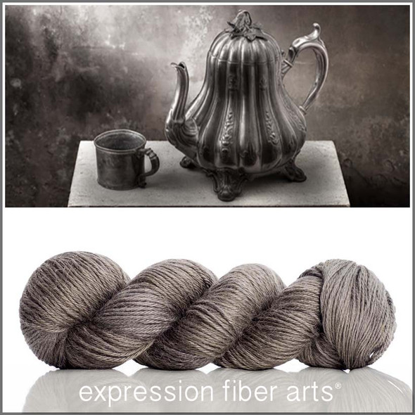 Pewter 'ALPACA SILK' DK